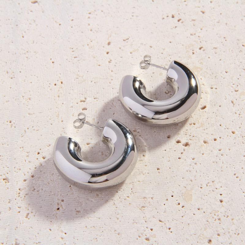 Silver Alma Earrings