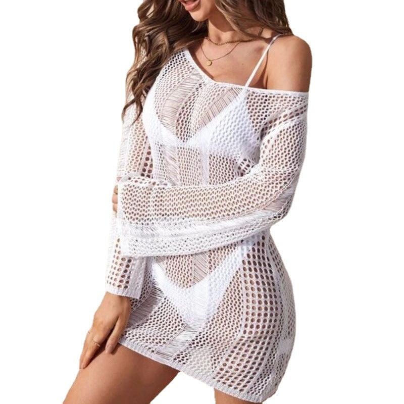 Knitted Long-Sleeve Dress