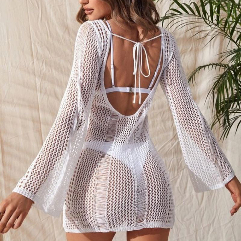 Knitted Long-Sleeve Dress
