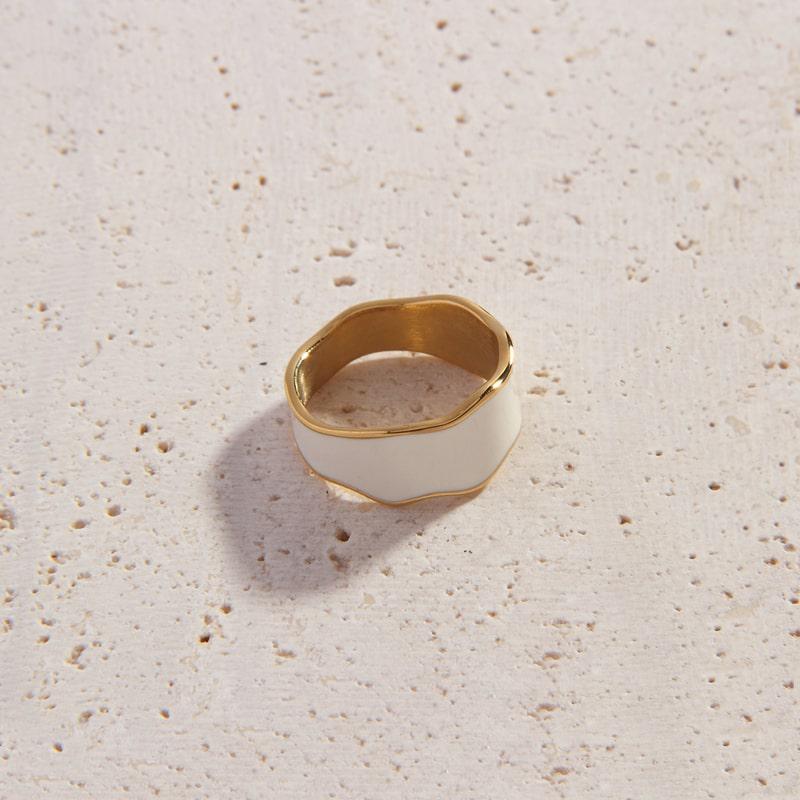 Cecilia White Ring