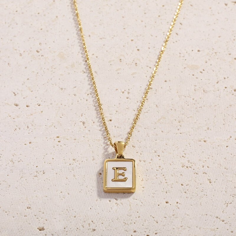 Shell Letter Necklaces