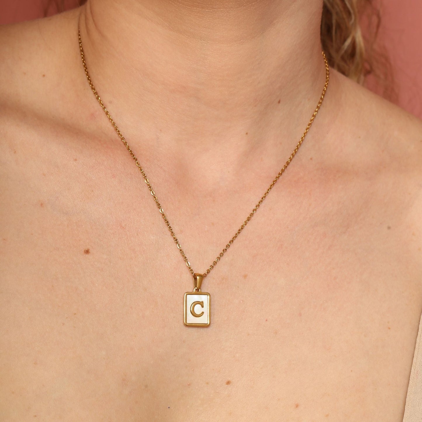 Shell Letter Necklaces