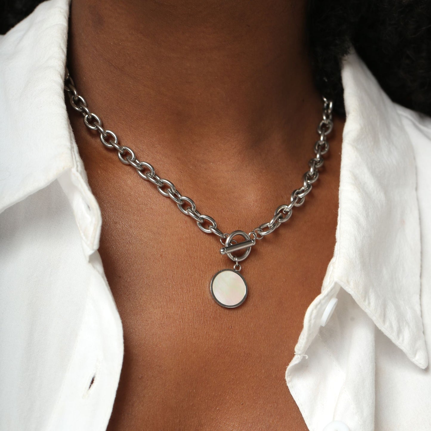 Silver Cassia Necklace